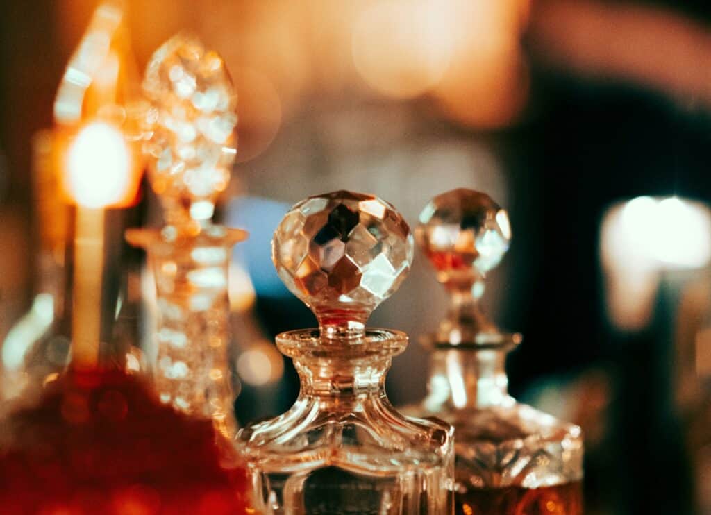 regency style perfume bottles