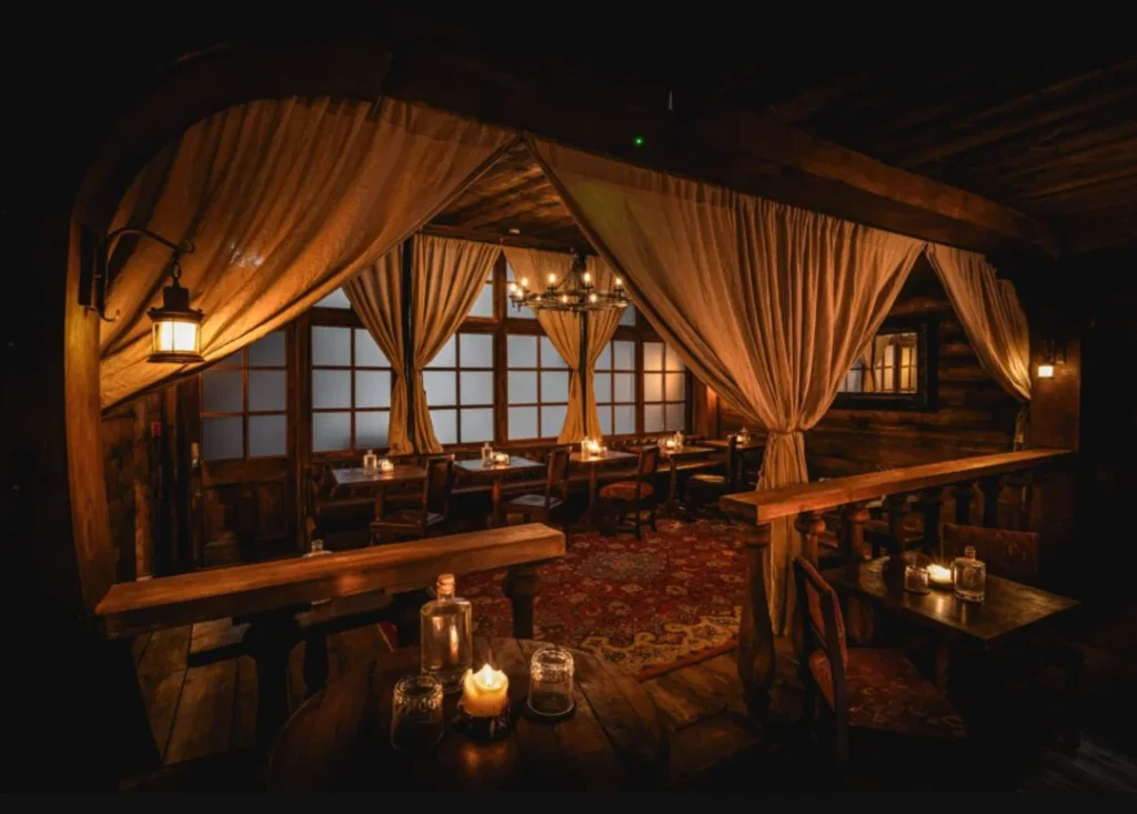 Nautical-themed private room within a specialist rum bar in Marylebone, London